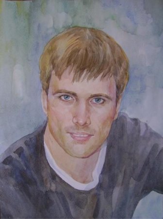 Портрет мужчины в цвете