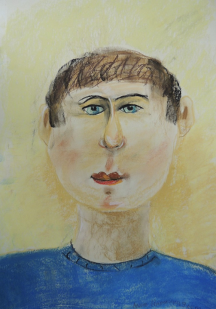 Макет лица мужчины