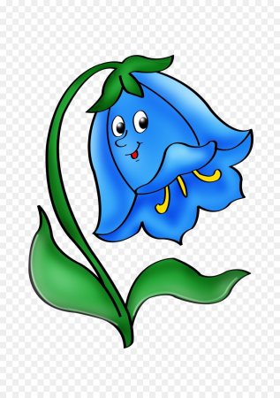 Мультяшные цветы колокольчики