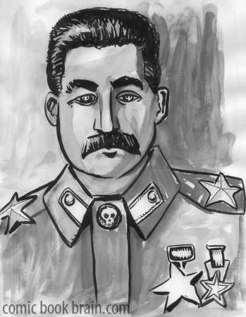Сталин Иосиф Виссарионович рисунок