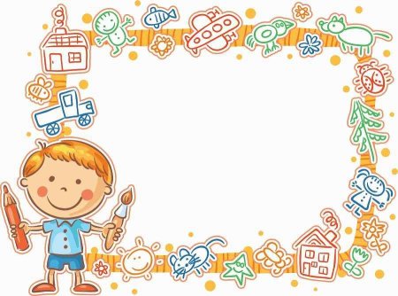 Рамка для текста для творческих детей