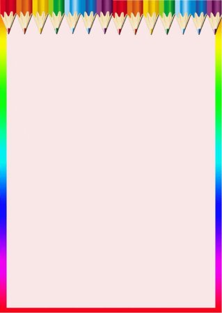 Рамка рисунок цветной