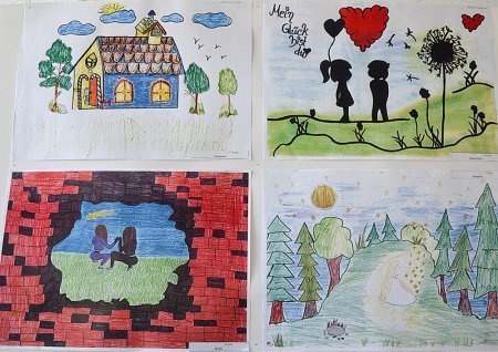 Детский рисунок Донбасс