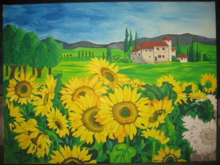 Рисование природа Кубани