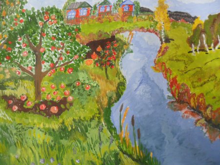 Рисование природа Кубани