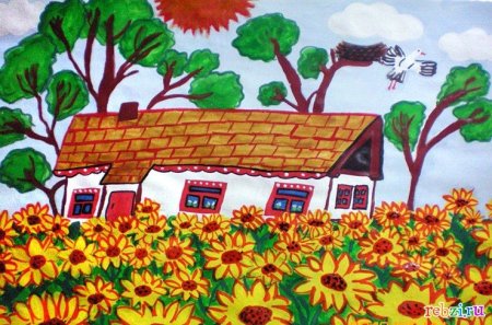 Рисунок на тему Кубань моя Родина