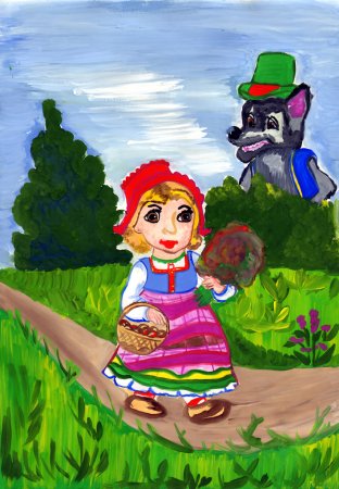 Красная шапочка рисунок
