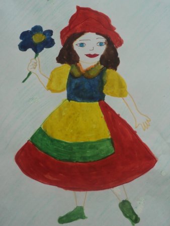 Рисование красная шапочка в подготовительной группе