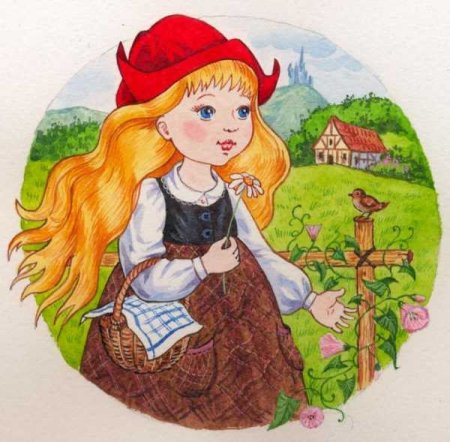 Рисование красная шапочка