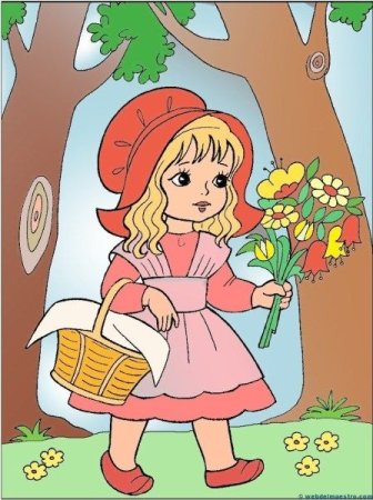 Герои сказки красная шапочка персонажи