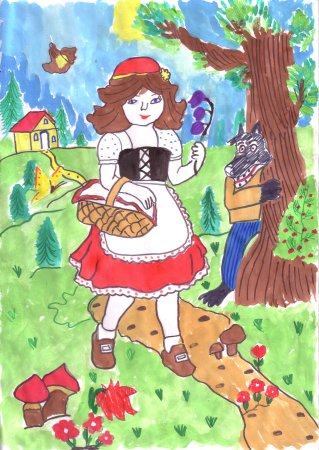 Детские рисунки к литературным произведениям