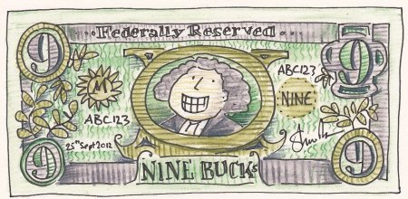 Рисование денег