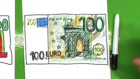 Кошелек с деньгами рисунок