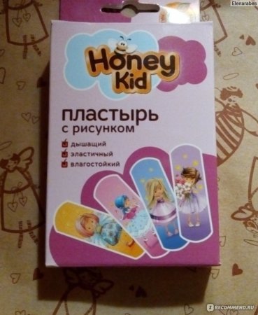 Honey Kid пластырь с рисунком