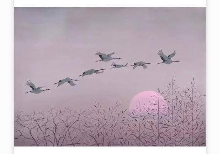Перелетные птицы картина