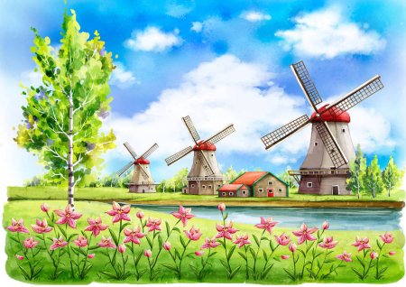 Ветряная мельница для детей