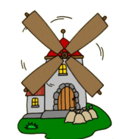 Анимированная мельница