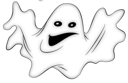 Мультяшное привидение