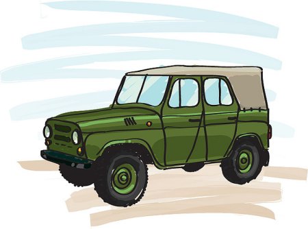 УАЗ 469 вектор