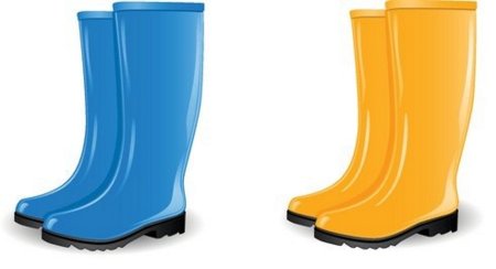 Резиновые сапоги мультяшные