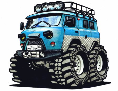 УАЗ Буханка монстр трак