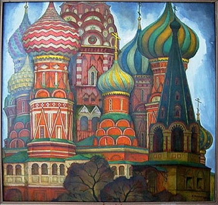 Собор Василия Блаженного рисунок