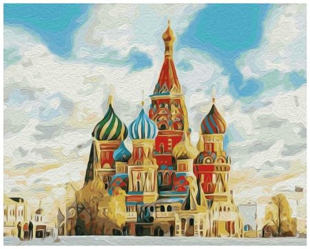 Собор Василия Блаженного Москва вектор