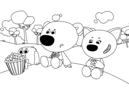 Мит ми мишки раскраска