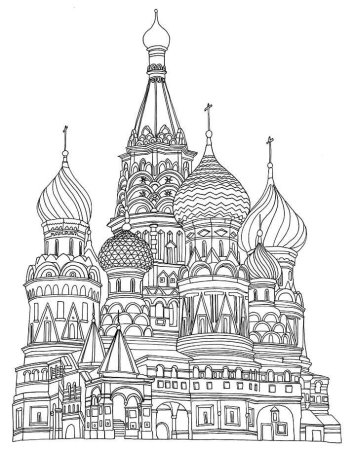 Московский собор Василия Блаженного изо