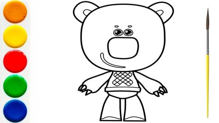 Раскраска Кеша из МИМИМИШЕК