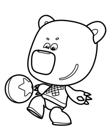 Раскраски Мимимишки тучка и Кеша