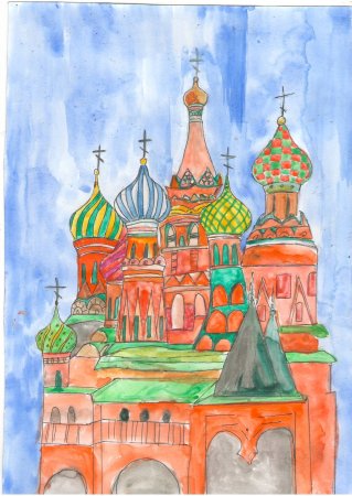 Московский собор Василия Блаженного изо