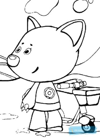 Раскраска Мимимишки