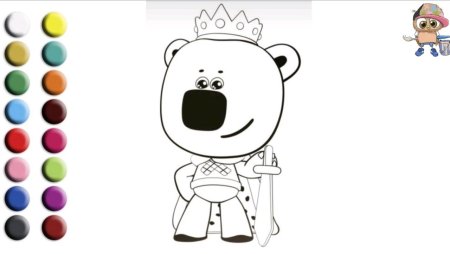 Цвета раскрашивать Мимимишки