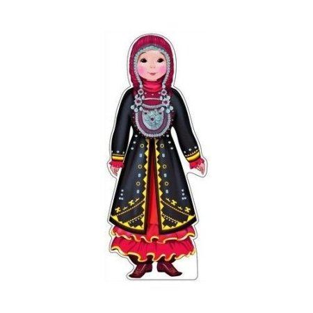 Национальный костюм башкир вектор