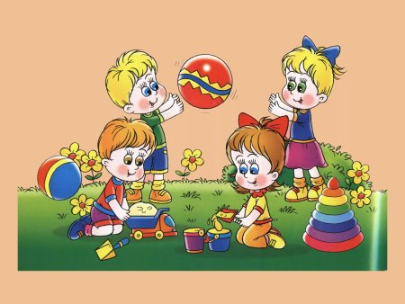 Изображение детей в детском саду