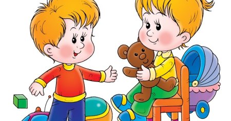 Дети раннего возраста мультяшные