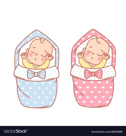 Нарисовать младенца в конверте
