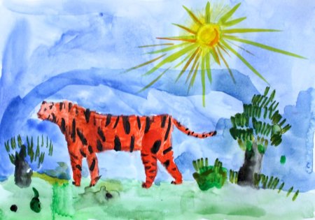 Дальний Восток рисунок