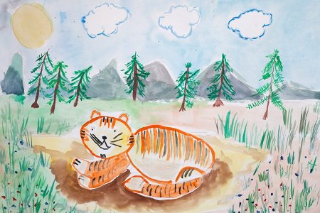 Природа дальнего Востока рисунок