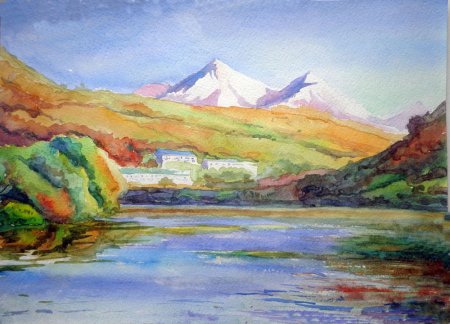 Картины художников пейзажистов Камчатки Ключевская