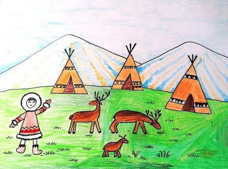 Камчатка рисунок