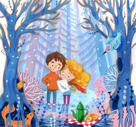 Современные детские иллюстрации