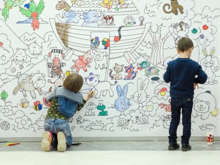 Маркерная стена в детской