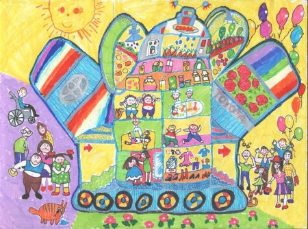 Современные детские рисунки