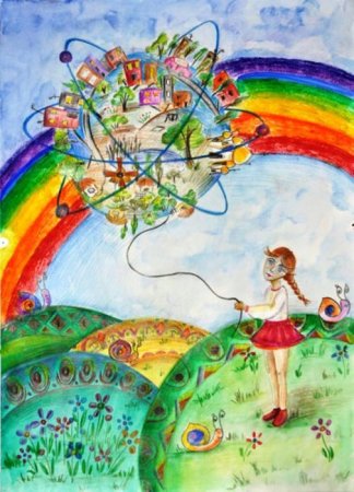 Рисунок на тему мир глазами детей