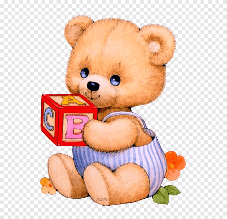 Медвежонок акварель детям