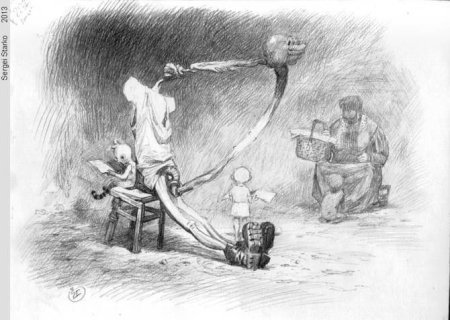 Детские рисунки Сергея Разумовского