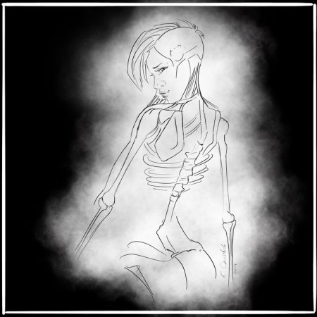 Скелет рисунок