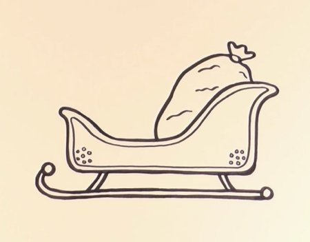Рисунок саней